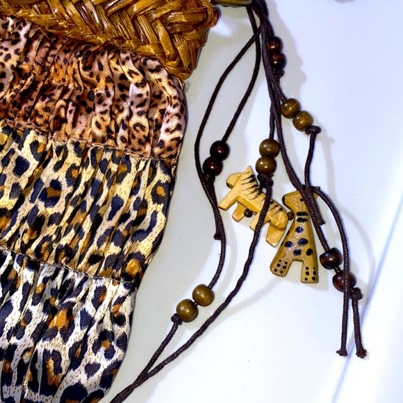 🎉HP🎉🦒🦓 Cappelli Straworld Animal Print Crossbody Purse - Picture 4 of 15